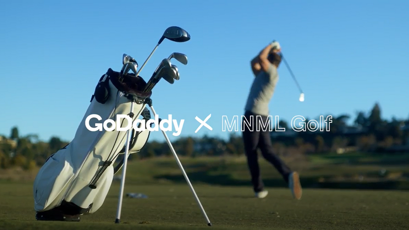 GoDaddy x MNML Golf
